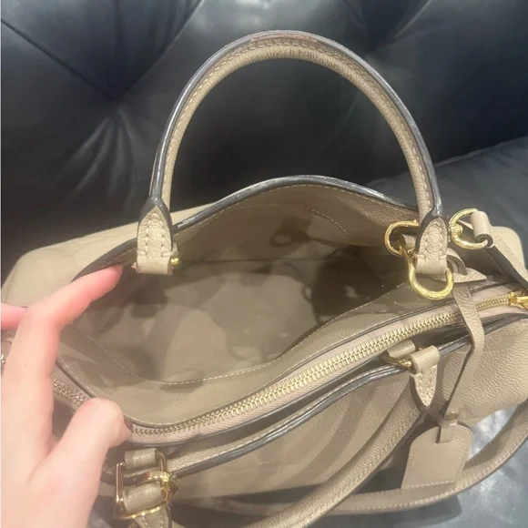 Louis Vuitton Grand Palais Tan Embossed Satchel - Picture 15 of 16